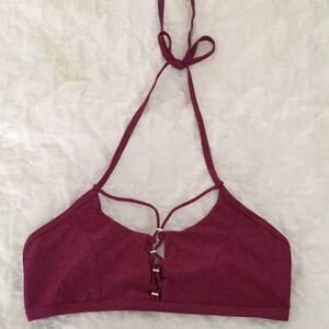 Bikini top maroon large NEW